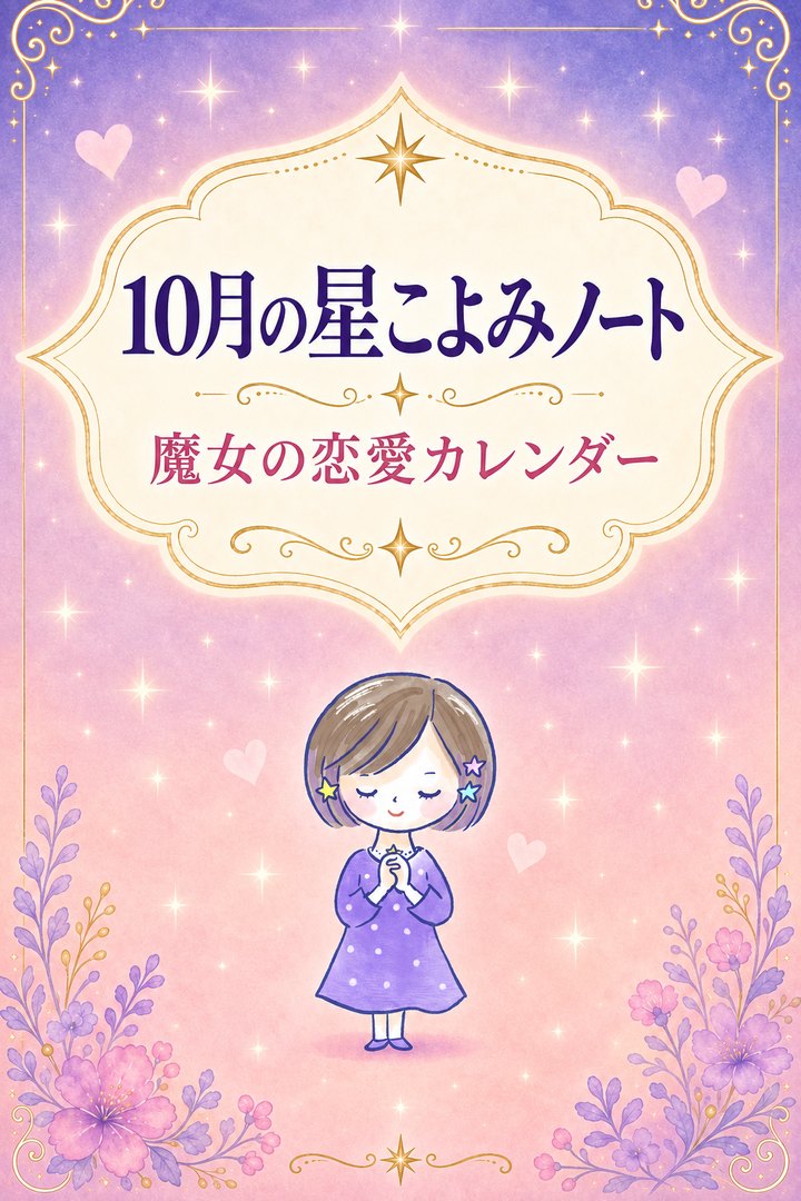 『10月の星こよみノート』の表紙